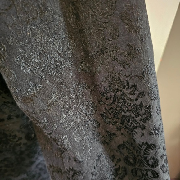 Dana Buchman Black Floral Pattern Blazer - Picture 5 of 5